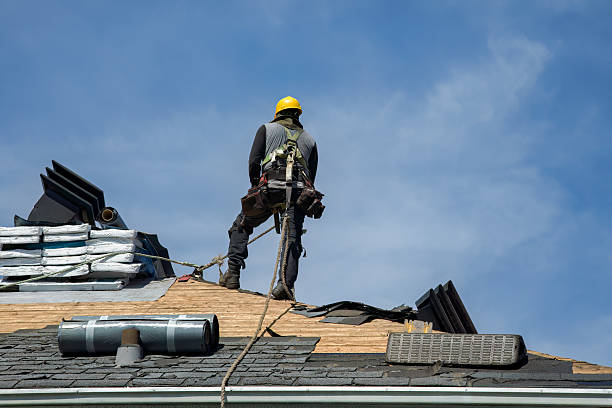 Professional Roof Installation technician working in Hampton, MD